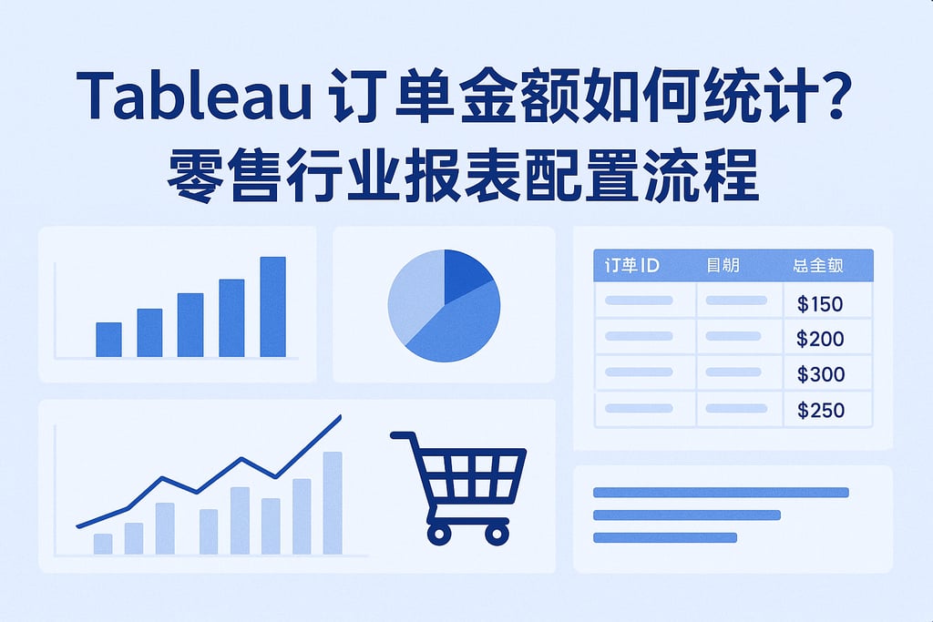 Tableau订单金额如何统计？零售行业报表配置流程