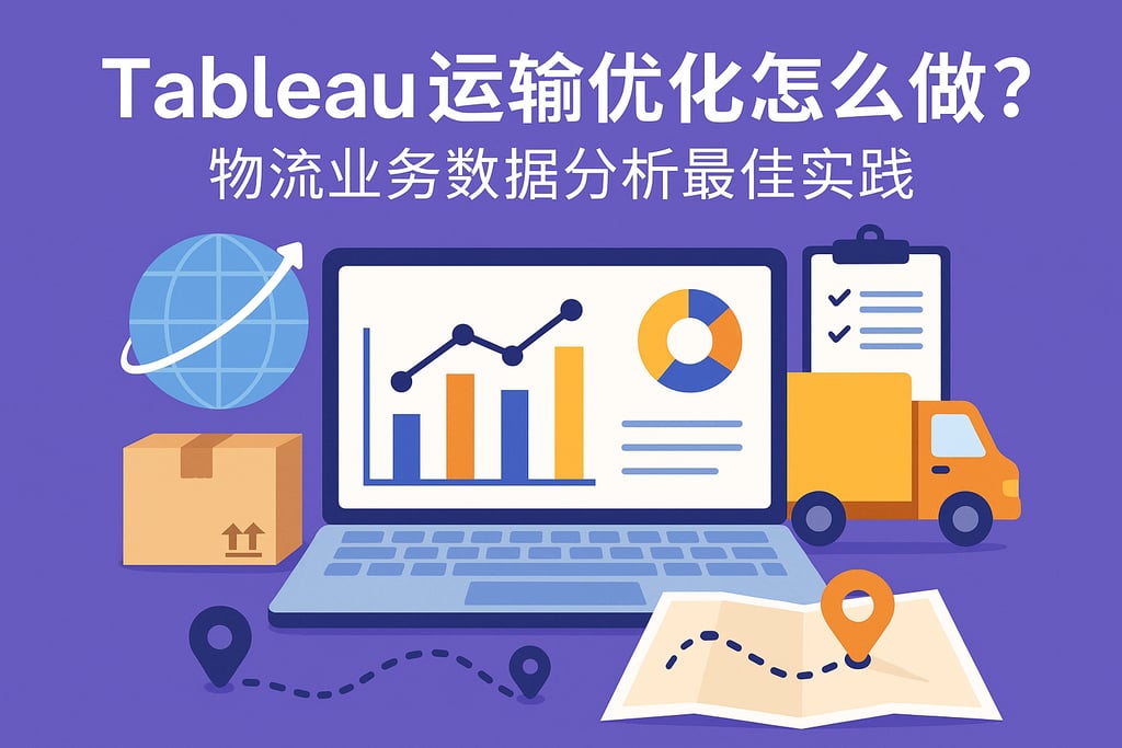 Tableau运输优化怎么做？物流业务数据分析最佳实践