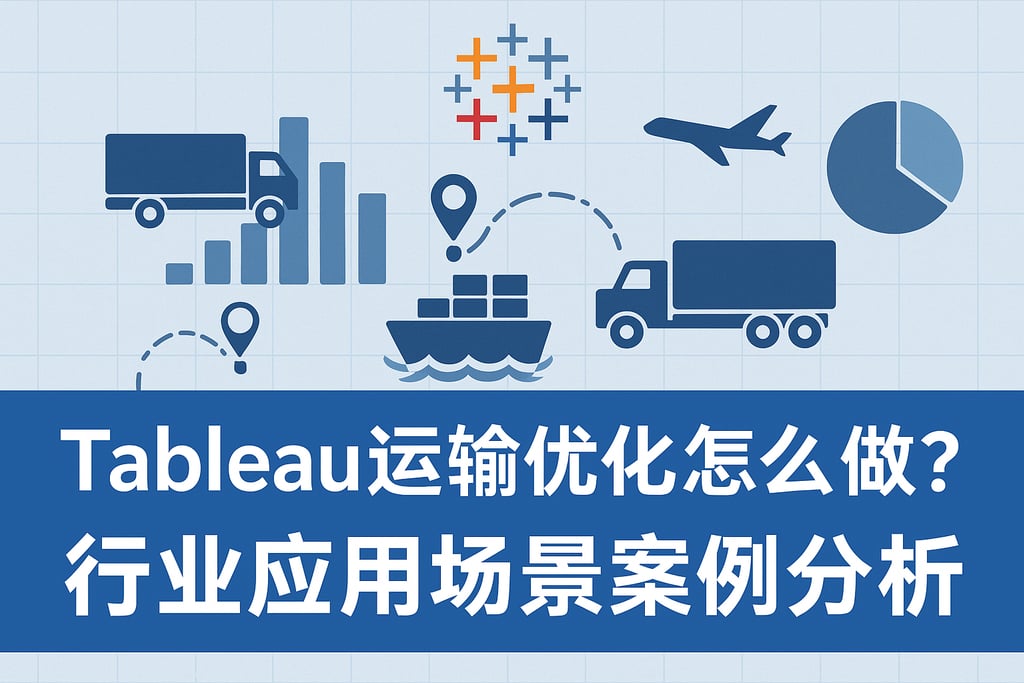 Tableau运输优化怎么做？行业应用场景案例分析