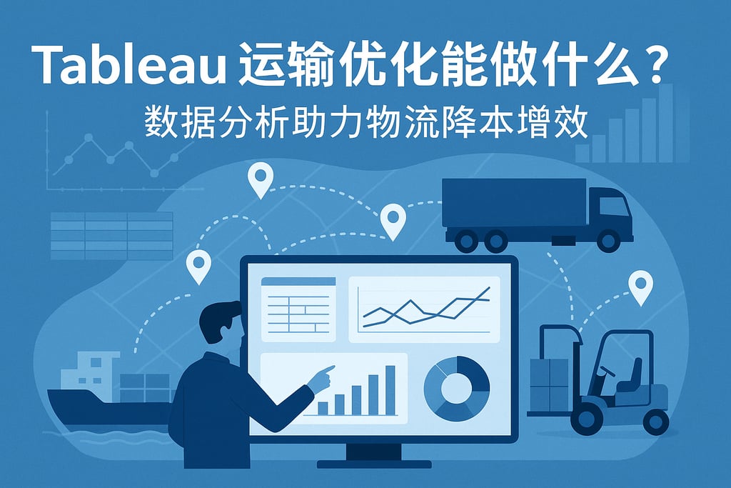 Tableau运输优化能做什么？数据分析助力物流降本增效