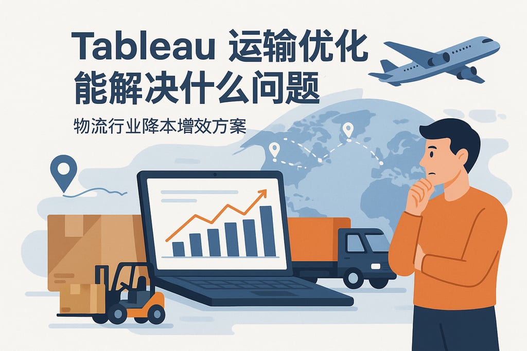 Tableau运输优化能解决什么问题？物流行业降本增效方案