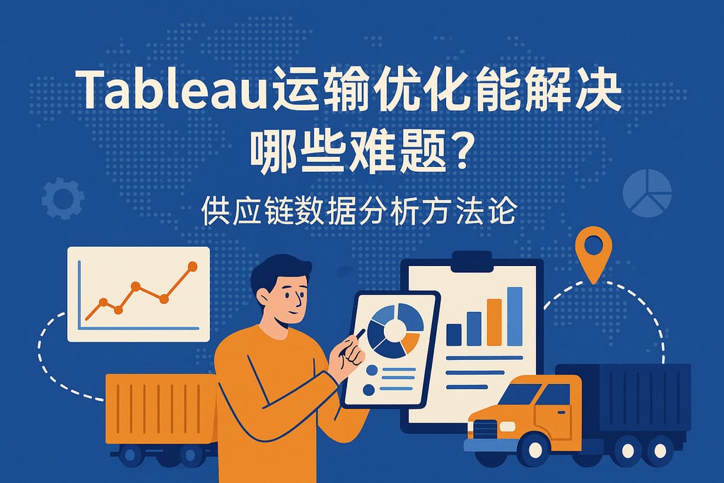 Tableau运输优化能解决哪些难题？供应链数据分析方法论