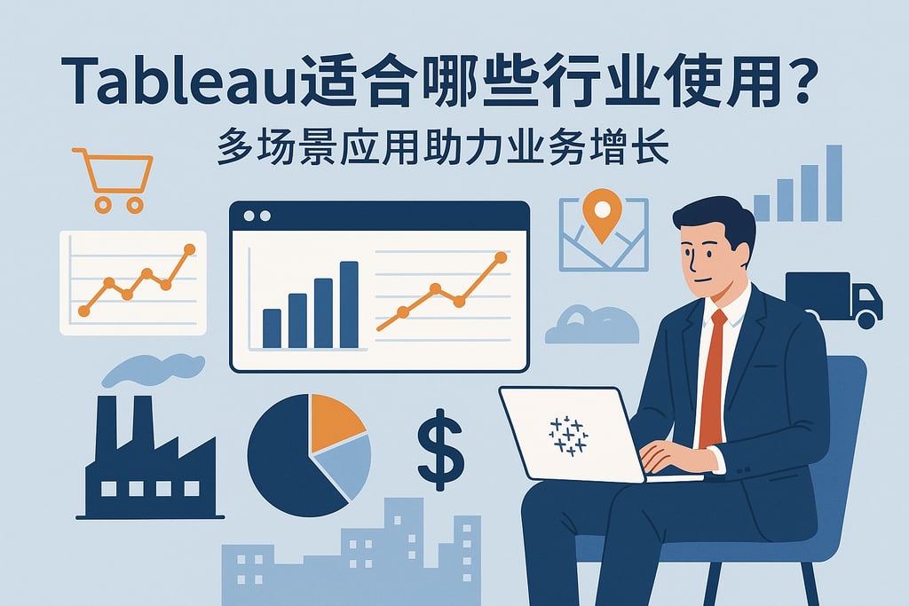 Tableau适合哪些行业使用？多场景应用助力业务增长