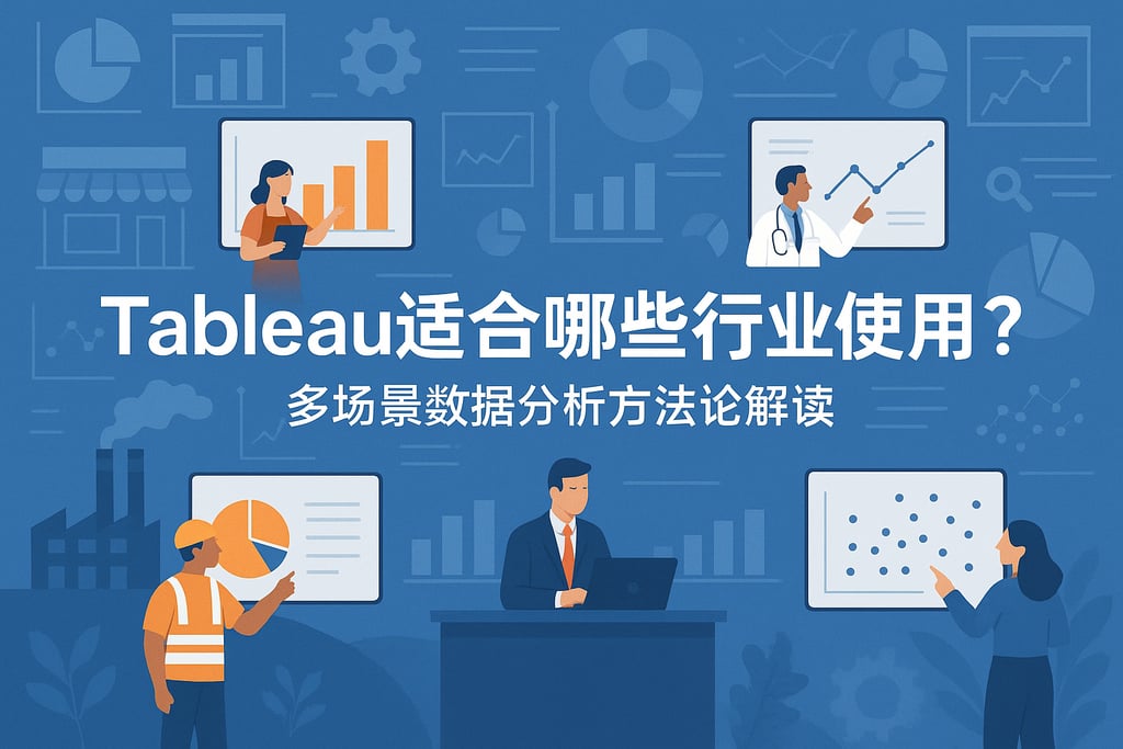 Tableau适合哪些行业使用？多场景数据分析方法论解读