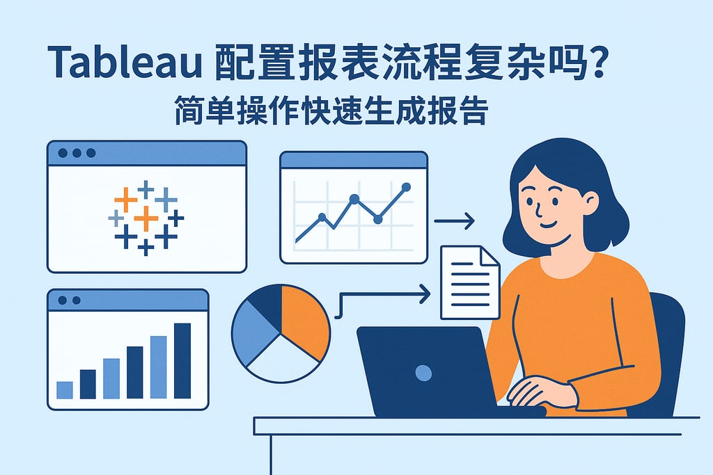 Tableau配置报表流程复杂吗？简单操作快速生成报告