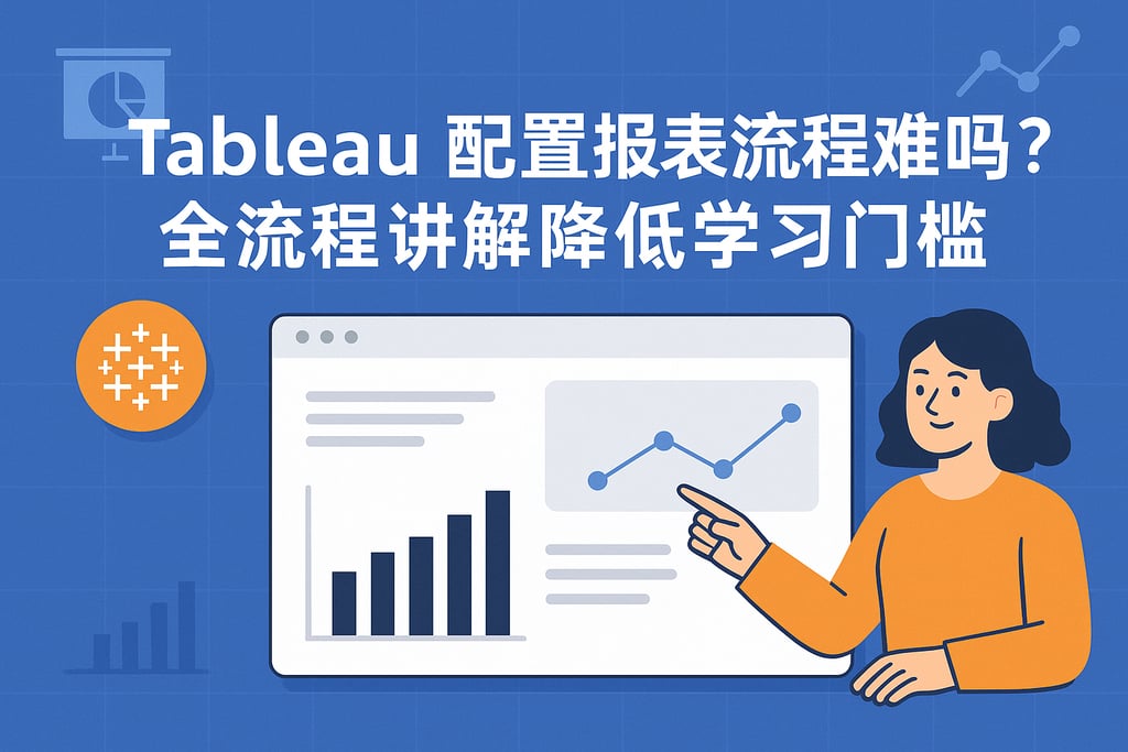 Tableau配置报表流程难吗？全流程讲解降低学习门槛