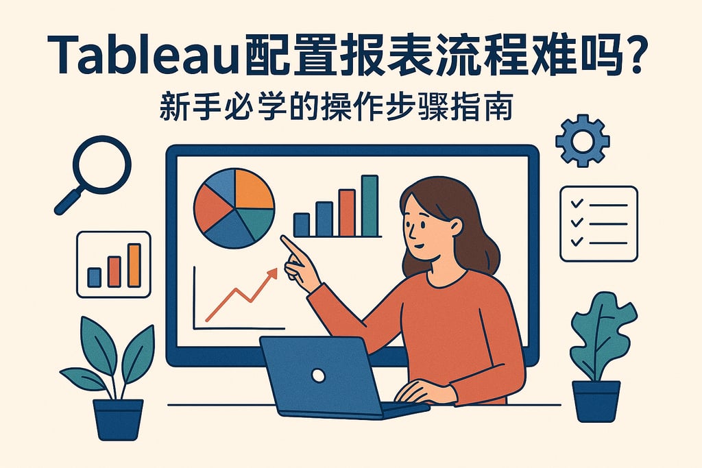 Tableau配置报表流程难吗？新手必学的操作步骤指南