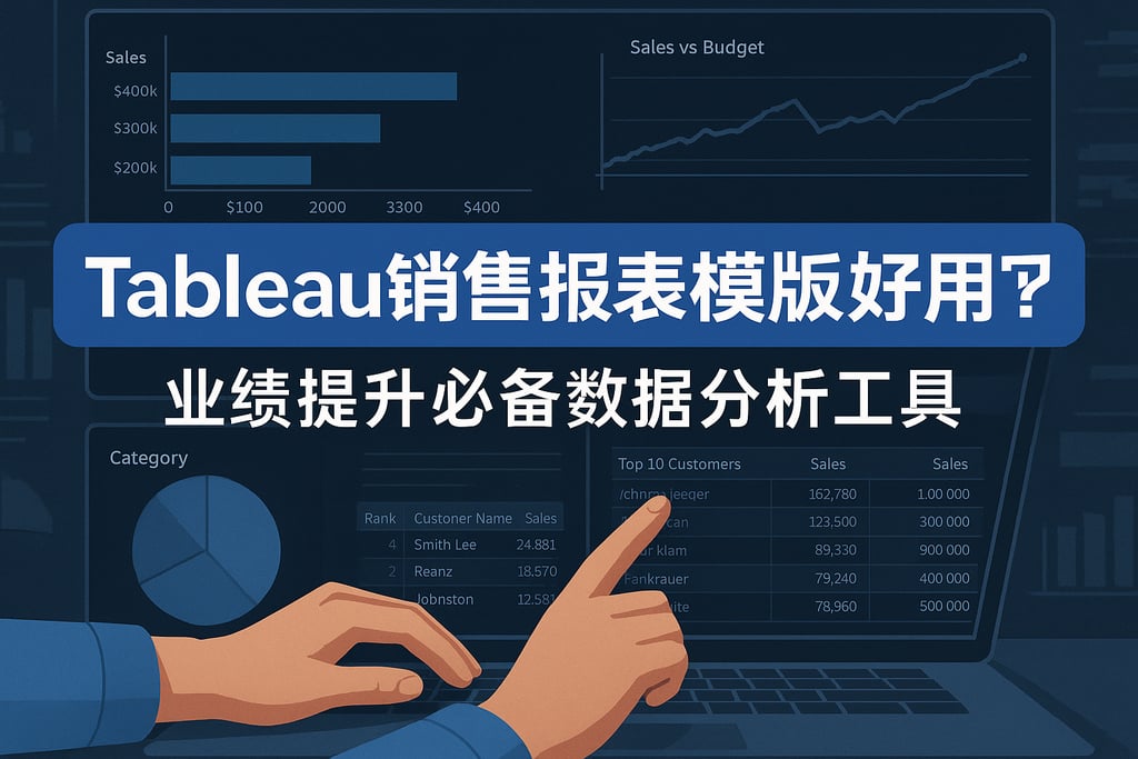 Tableau销售报表模板好用吗？业绩提升必备数据分析工具
