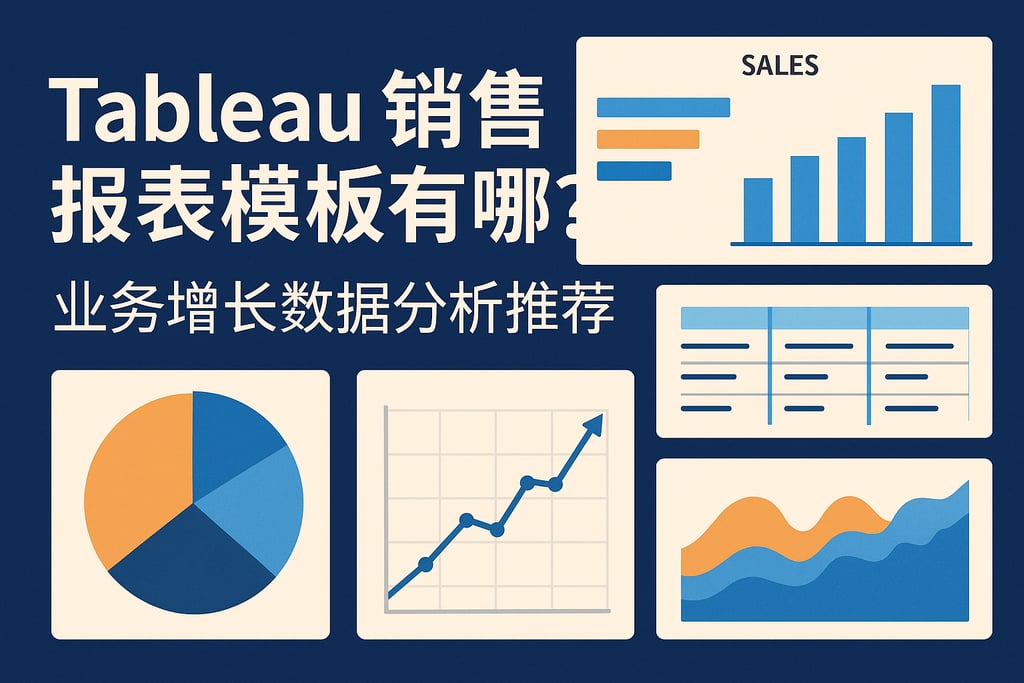 Tableau销售报表模板有哪些？业务增长数据分析推荐