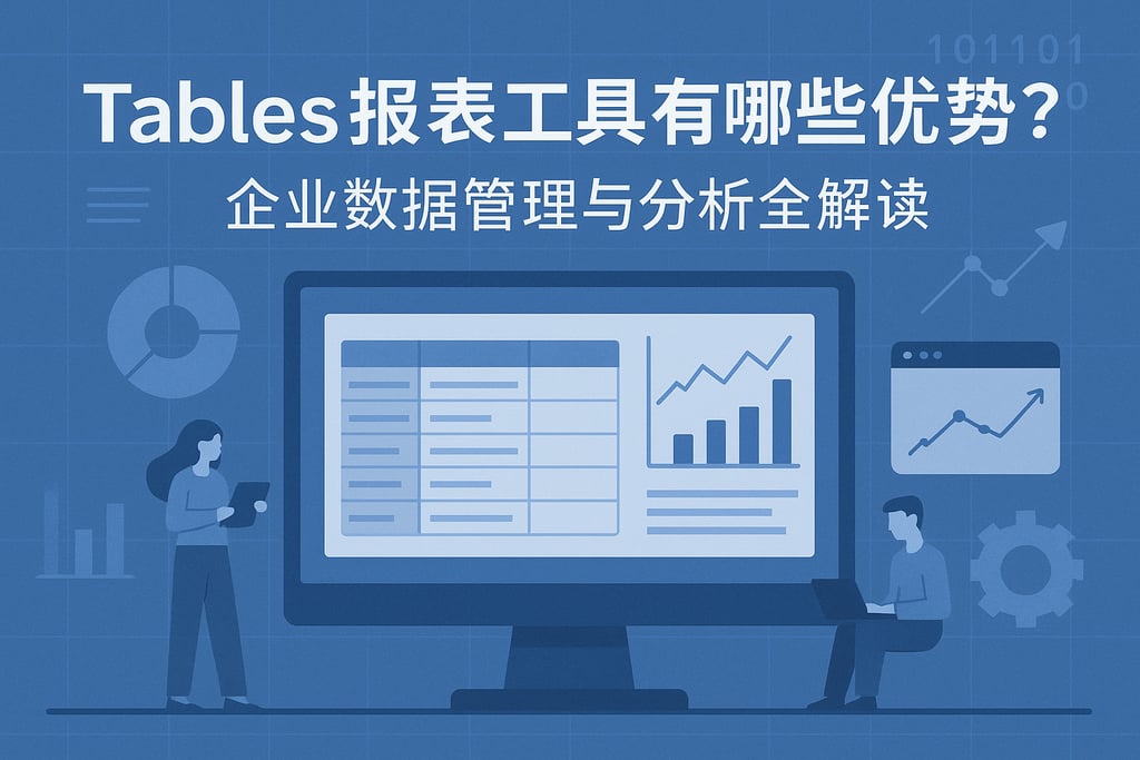 Tables报表工具有哪些优势？企业数据管理与分析全解读
