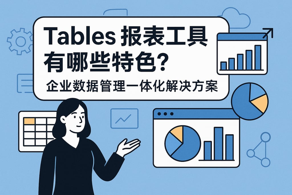 Tables报表工具有哪些特色？企业数据管理一体化解决方案