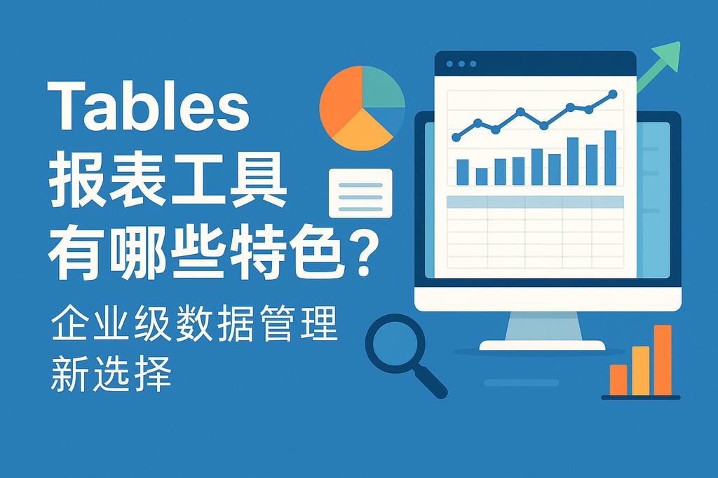 Tables报表工具有哪些特色？企业级数据管理新选择