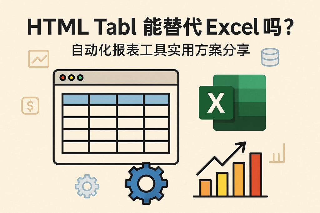 htmltable能替代Excel吗？自动化报表工具实用方案分享