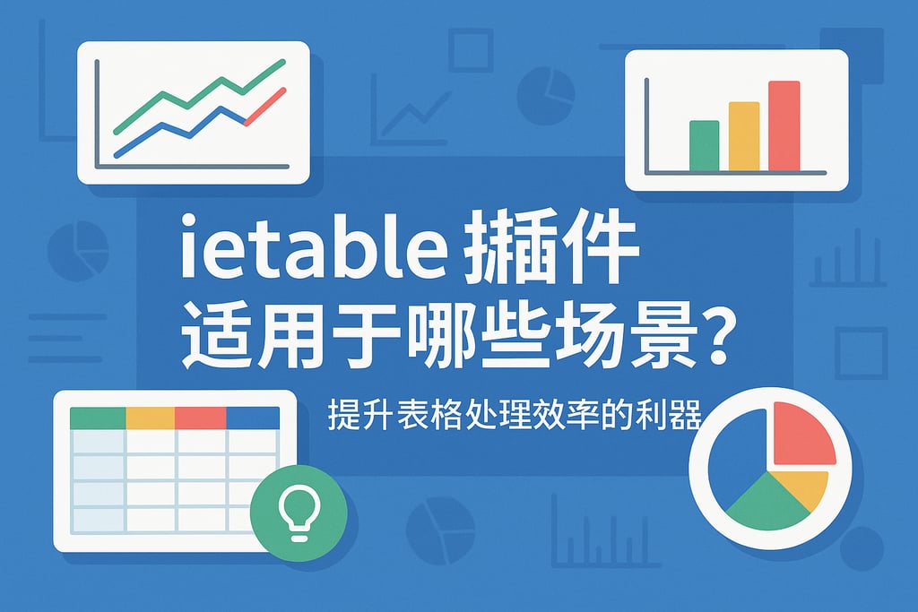 ietable插件适用于哪些场景？提升表格处理效率的利器