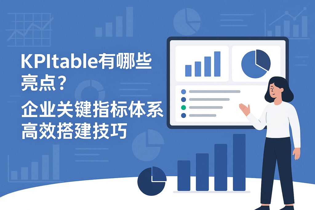 kpitables有哪些亮点？企业关键指标体系高效搭建技巧