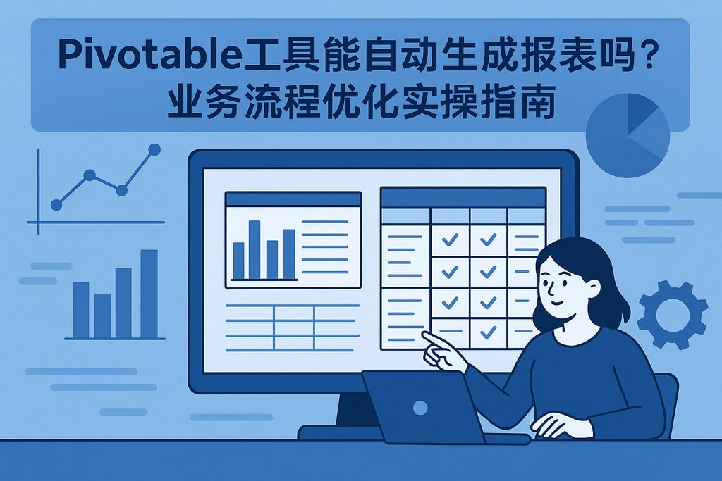 pivotable工具能自动生成报表吗？业务流程优化实操指南