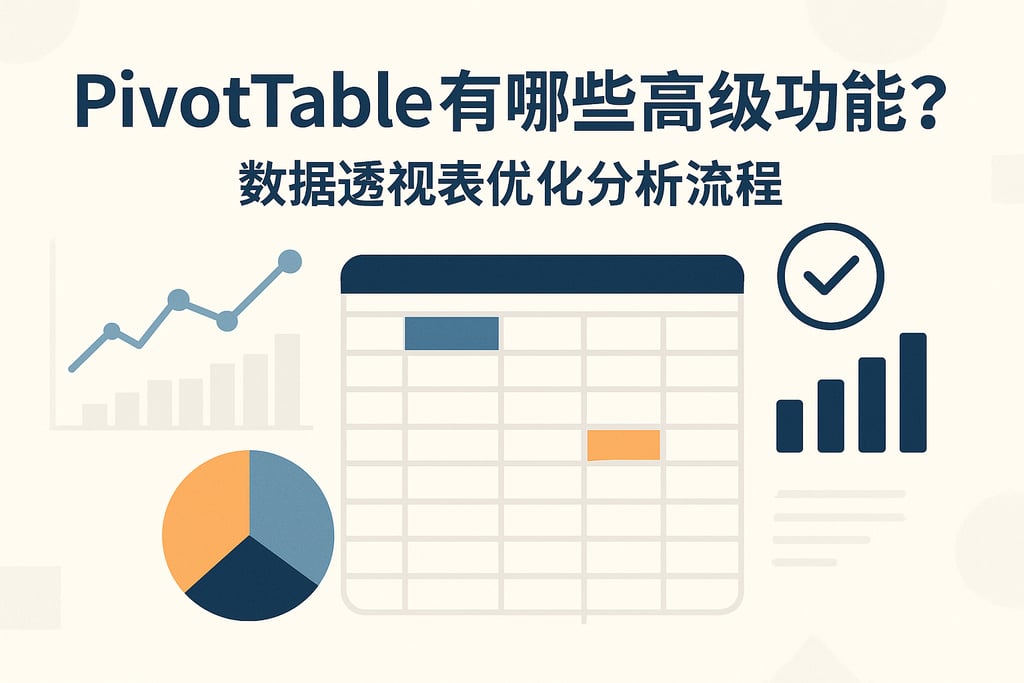 pivotable有哪些高级功能？数据透视表优化分析流程