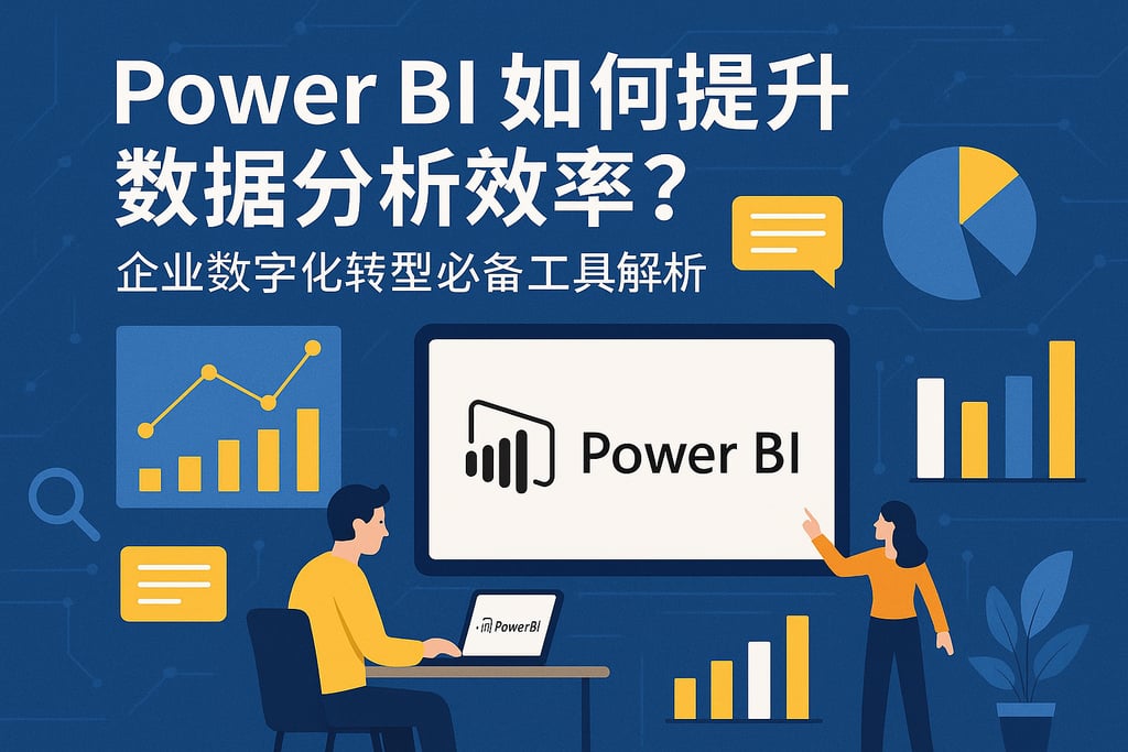 powerbi如何提升数据分析效率？企业数字化转型必备工具解析