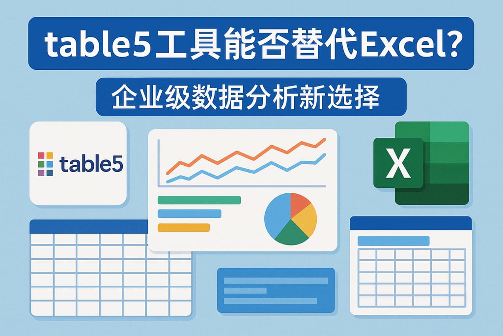 table5工具能否替代Excel？企业级数据分析新选择