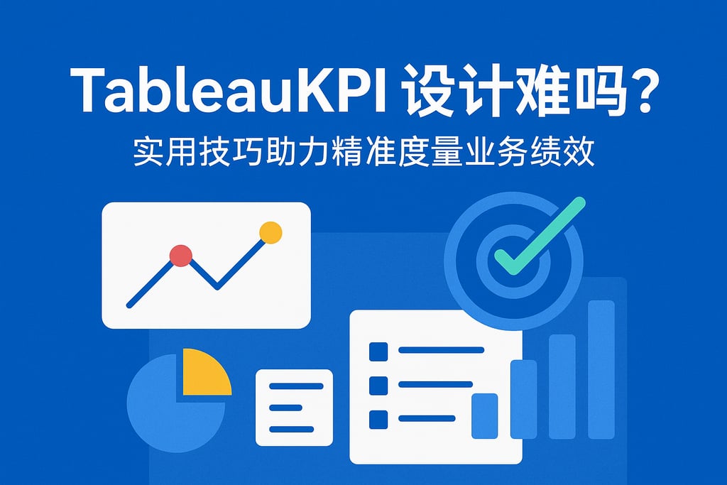 tableaukpi设计难吗？实用技巧助力精准度量业务绩效