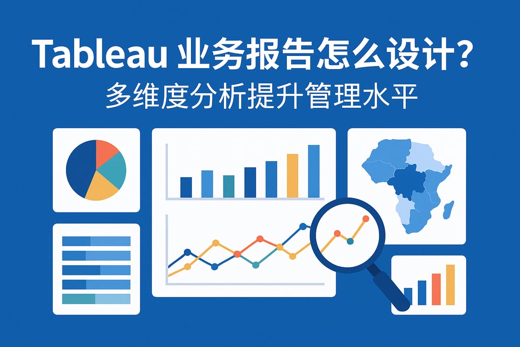 tableau业务报告怎么设计？多维度分析提升管理水平