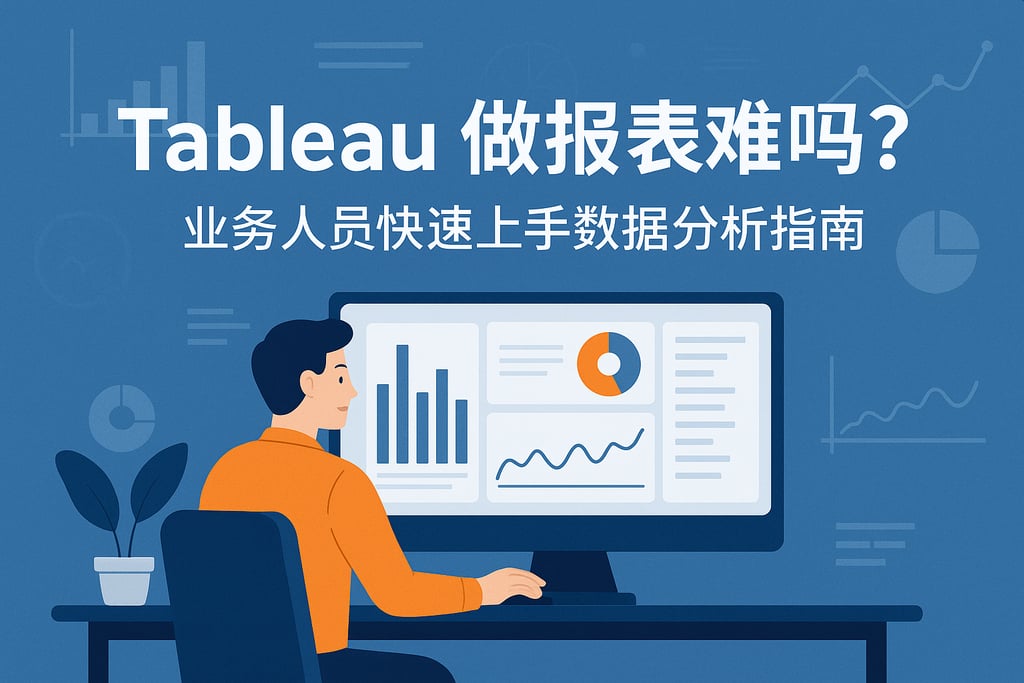 tableau做报表难吗？业务人员快速上手数据分析指南