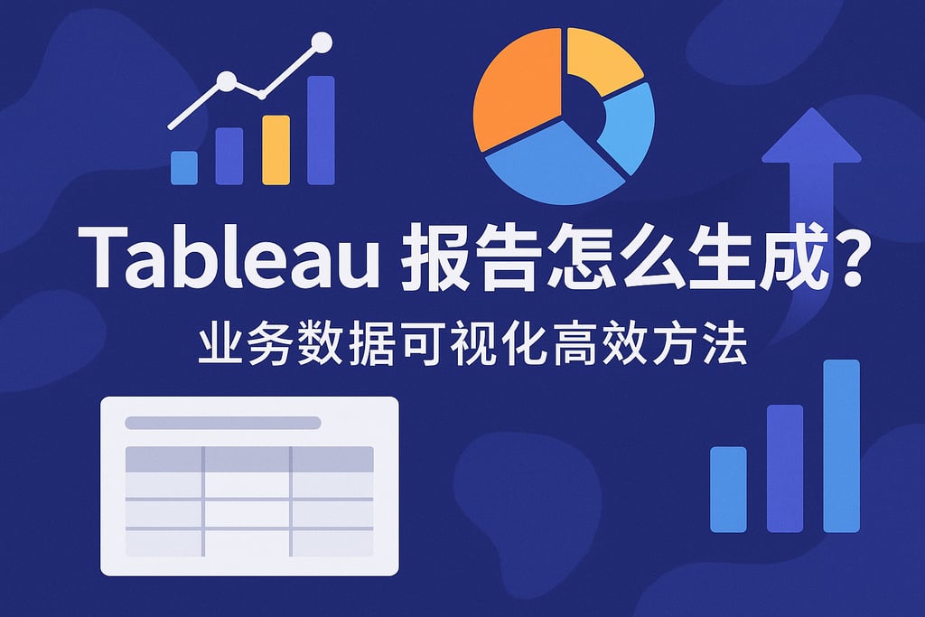 tableau报告怎么生成？业务数据可视化高效方法