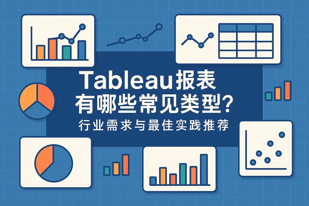 tableau报表有哪些常见类型？行业需求与最佳实践推荐