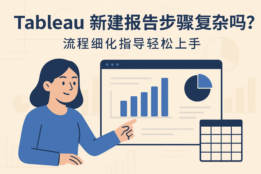 tableau新建报告步骤复杂吗？流程细化指导轻松上手