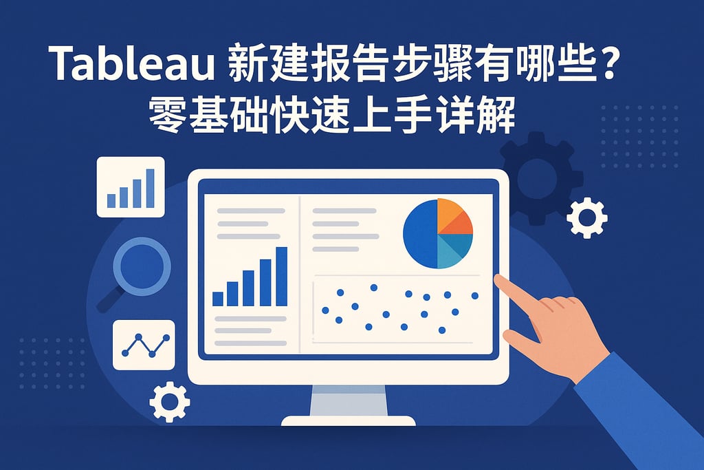tableau新建报告步骤有哪些？零基础快速上手详解