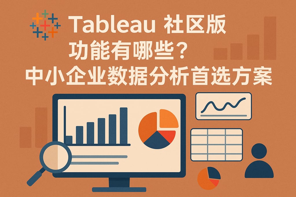 tableau社区版功能有哪些？中小企业数据分析首选方案