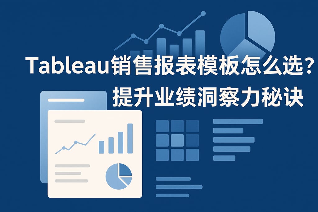 tableau销售报表模板怎么选？提升业绩洞察力秘诀