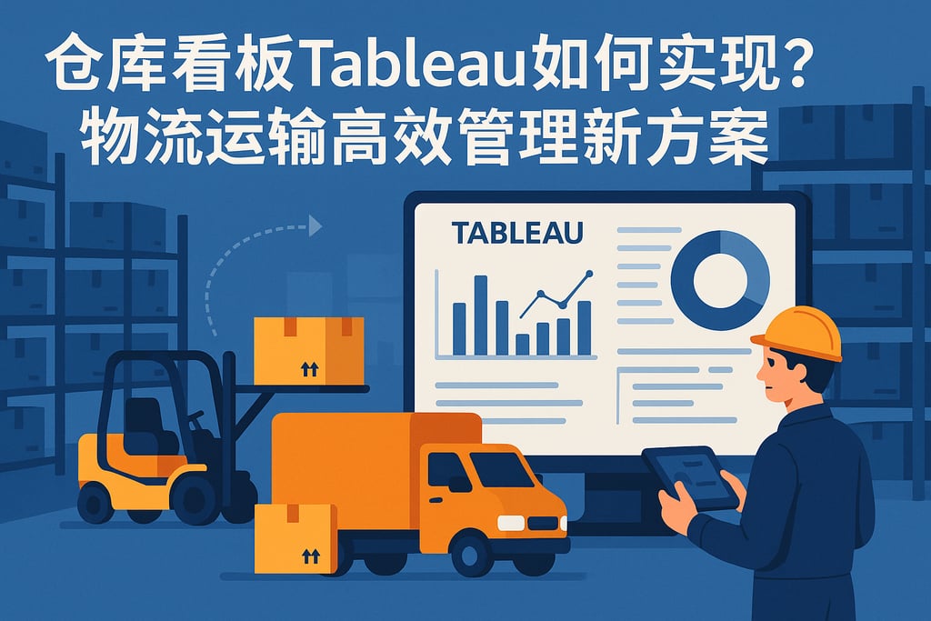 仓库看板Tableau如何实现？物流运输高效管理新方案