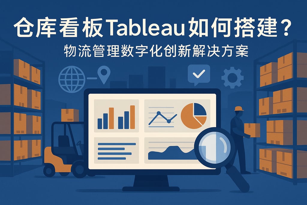 仓库看板Tableau如何搭建？物流管理数字化创新解决方案