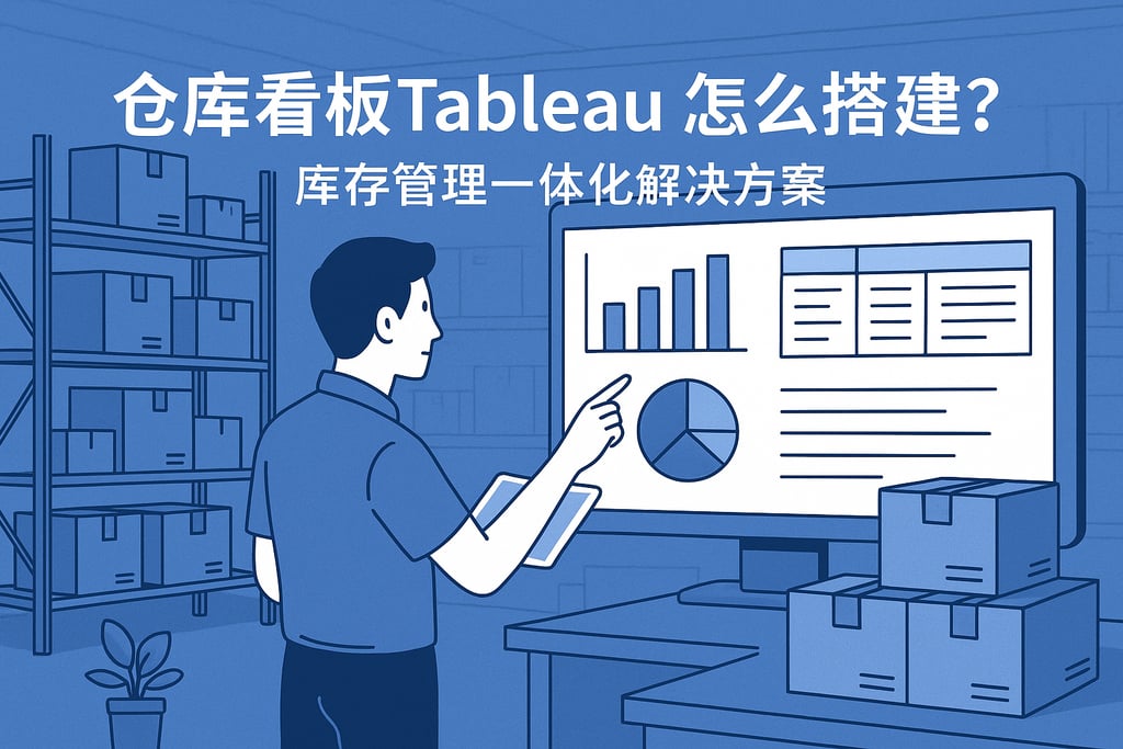 仓库看板Tableau怎么搭建？库存管理一体化解决方案