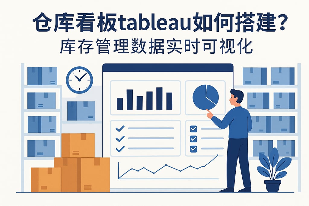仓库看板tableau如何搭建？库存管理数据实时可视化