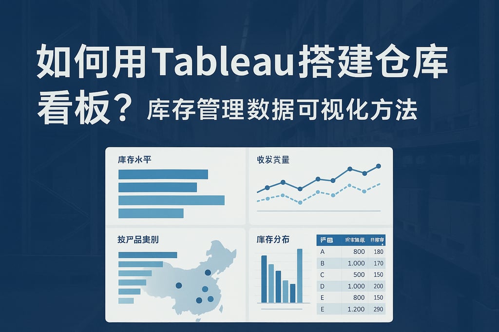 仓库看板如何用Tableau搭建？库存管理数据可视化方法