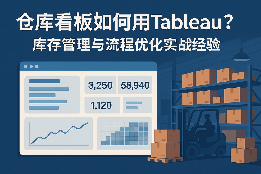仓库看板如何用Tableau？库存管理与流程优化实战经验