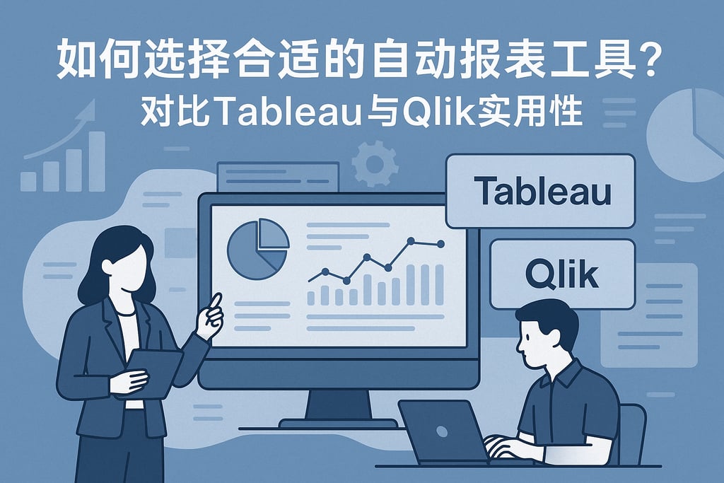 企业如何选择合适的自动报表工具？对比Tableau与Qlik实用性