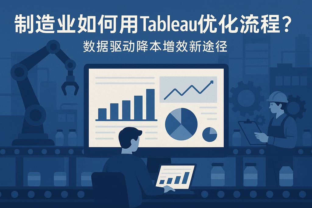 制造业如何用Tableau优化流程？数据驱动降本增效新途径