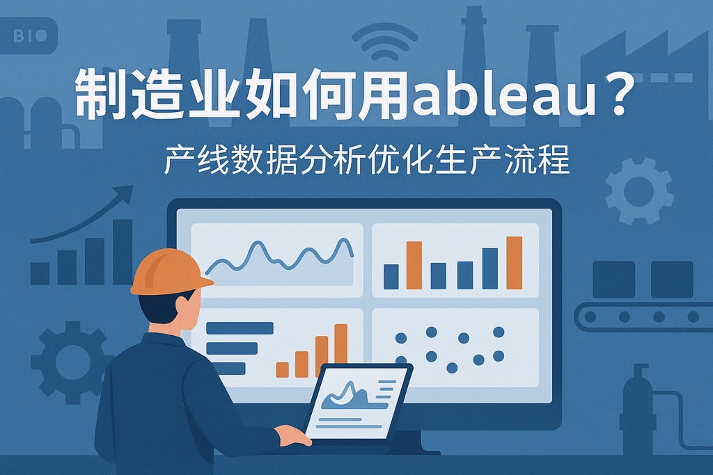 制造业如何用Tableau？产线数据分析优化生产流程
