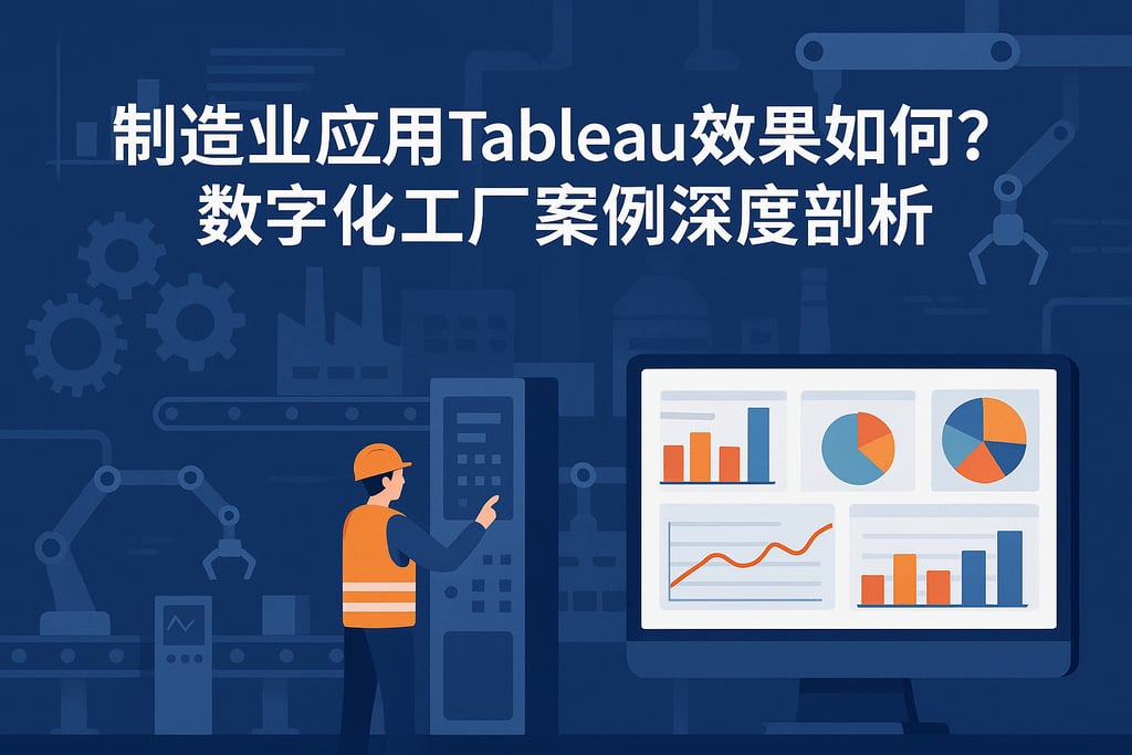 制造业应用Tableau效果如何？数字化工厂案例深度剖析