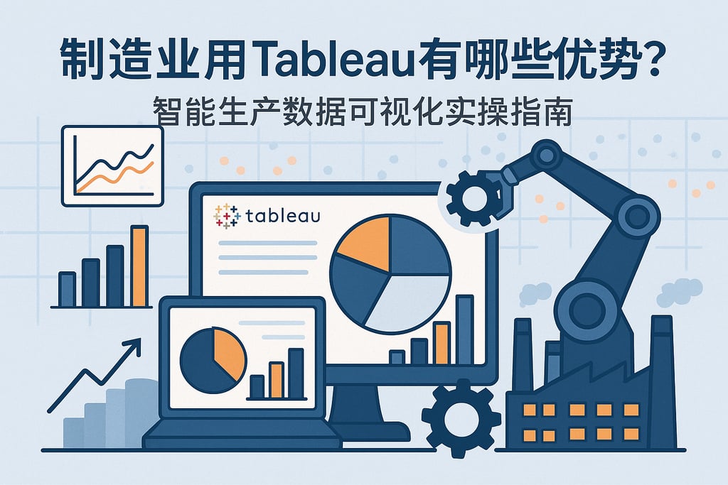制造业用Tableau有哪些优势？智能生产数据可视化实操指南