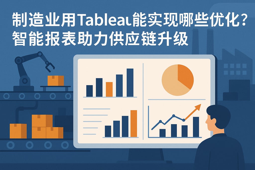 制造业用Tableau能实现哪些优化？智能报表助力供应链升级