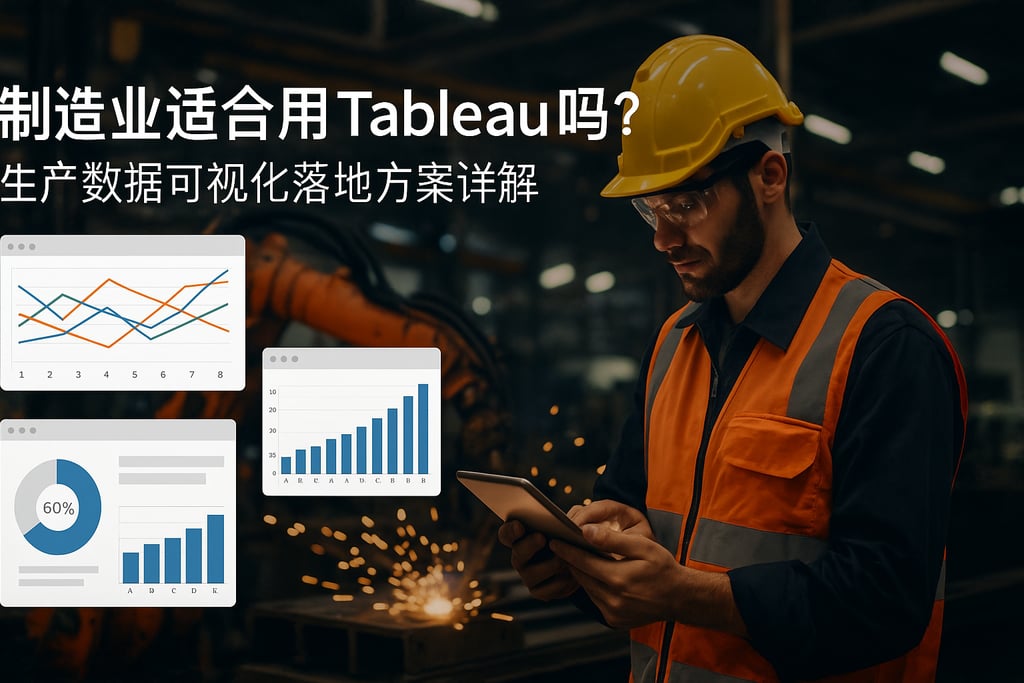 制造业适合用Tableau吗？生产数据可视化落地方案详解