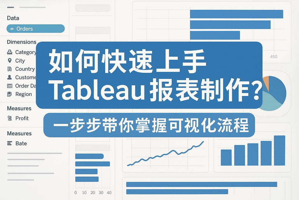 如何快速上手Tableau报表制作？一步步带你掌握可视化流程