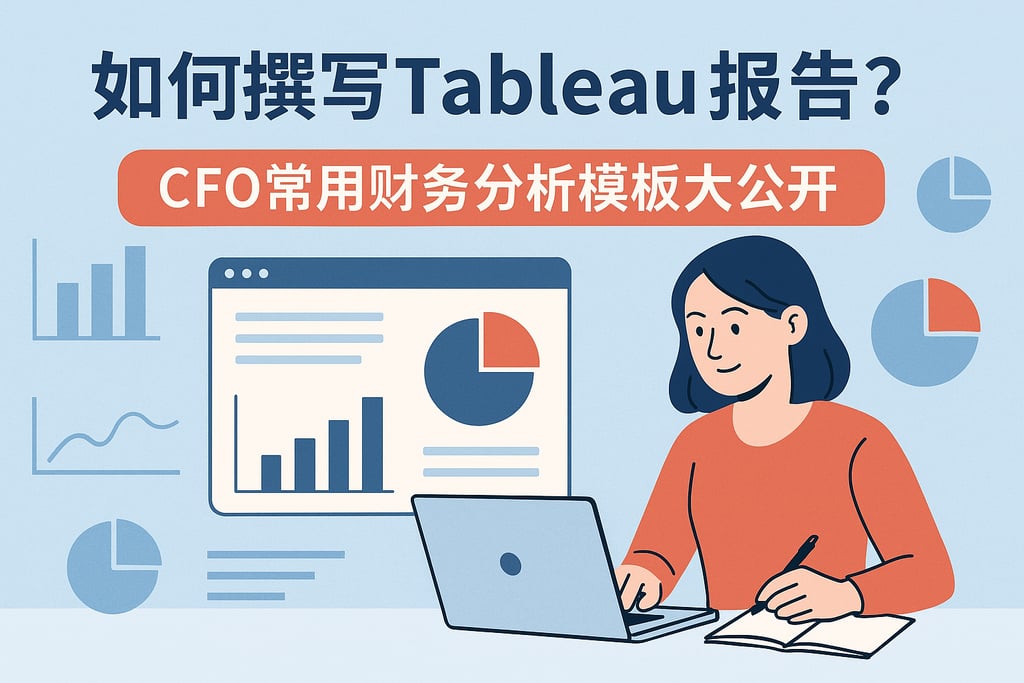 如何撰写Tableau报告？CFO常用财务分析模板大公开