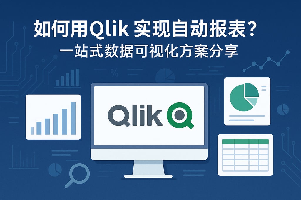 如何用Qlik实现自动报表？一站式数据可视化方案分享
