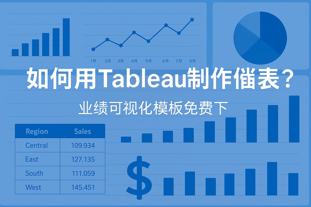 如何用Tableau制作销售报表？业绩可视化模板免费下载