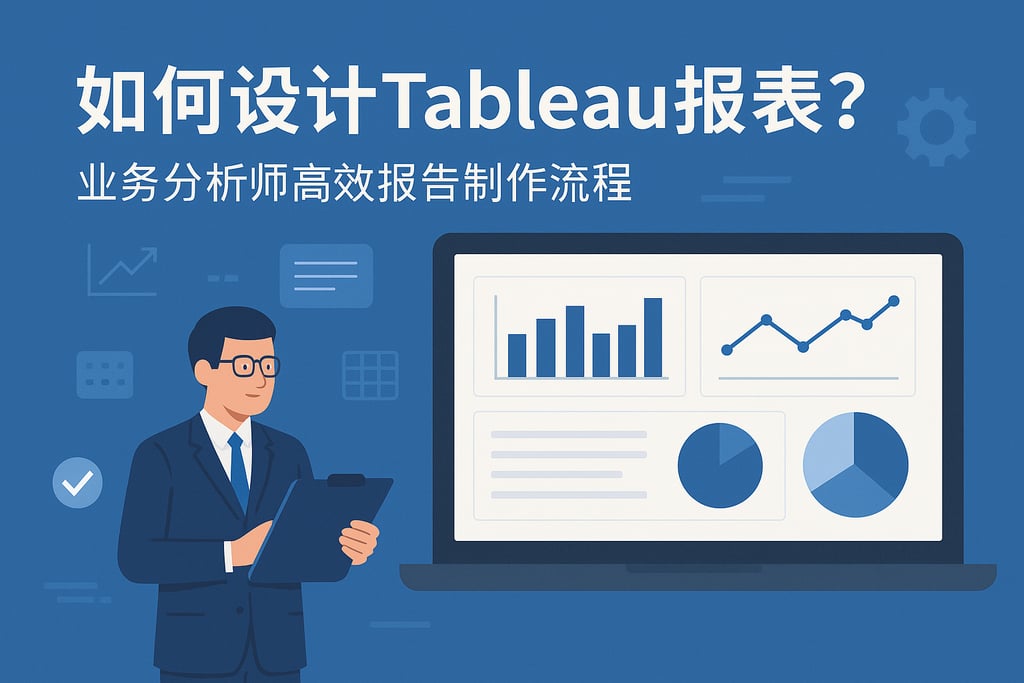 如何设计Tableau报表？业务分析师高效报告制作流程